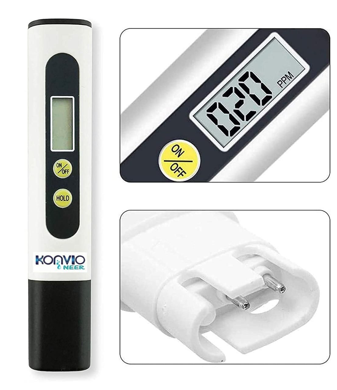 TDS Meter, Electronic Water Tester with 0-9990 PPM Measurement Range, Hand Held Digital Water Test Pen for Farming, Aquariums, Pools, Household Drinking Water