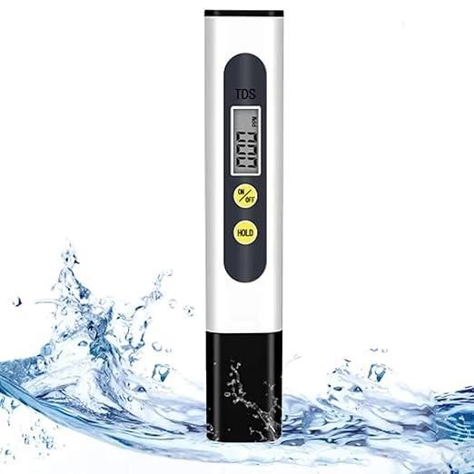 TDS Meter, Electronic Water Tester with 0-9990 PPM Measurement Range, Hand Held Digital Water Test Pen for Farming, Aquariums, Pools, Household Drinking Water