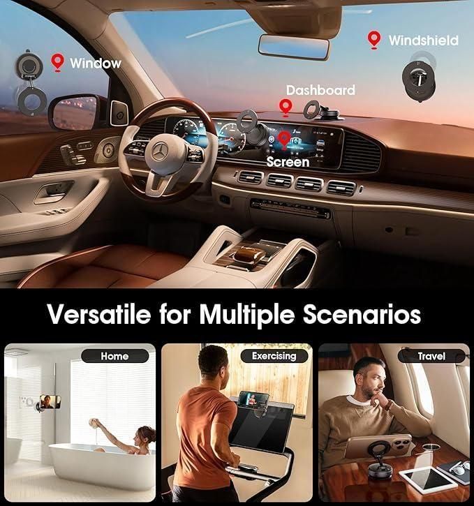 Phone Holder Stand for Magsafe | Vacuum Magnetic Phone Holder