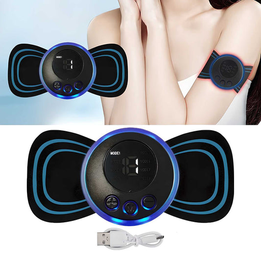Mini Massager with 8 Modes and 19 Strength Levels | Rechargeable Electric Massager