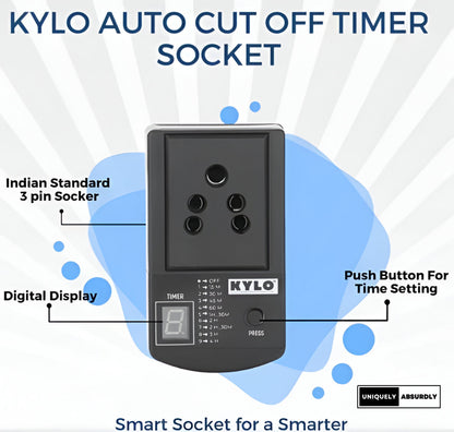 Automatic Cut Off Timer Switch Plug