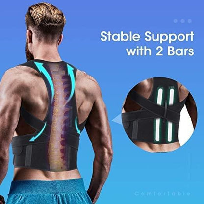 Adjustable Back Posture Corrector | Slouching Relieve Pain Belt Women & Men