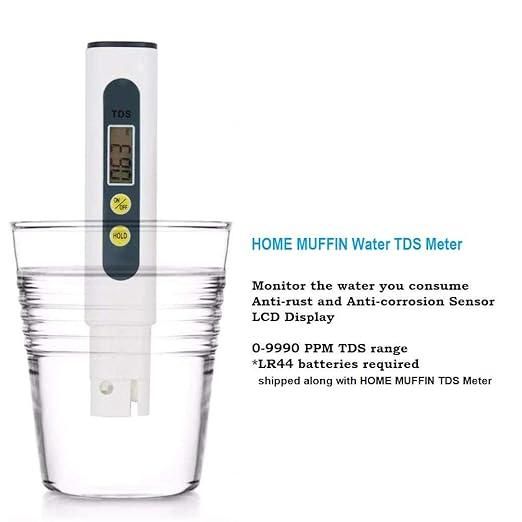 TDS Meter, Electronic Water Tester with 0-9990 PPM Measurement Range, Hand Held Digital Water Test Pen for Farming, Aquariums, Pools, Household Drinking Water