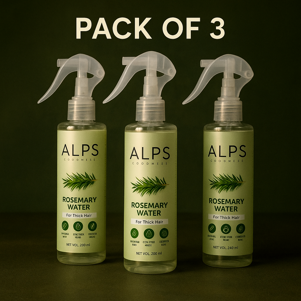ALPS GOODNESS Rosemary Water Hair Spray for Regrowth (Pack of 3/6)