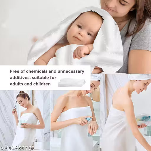 Compressed Bath Towel Tablets | Expandable Disposable Portable Soft Cotton Bath Towel for Camping Traveling, Hiking