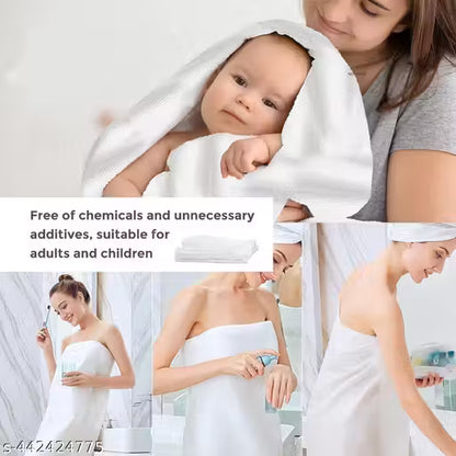 Compressed Bath Towel Tablets | Expandable Disposable Portable Soft Cotton Bath Towel for Camping Traveling, Hiking